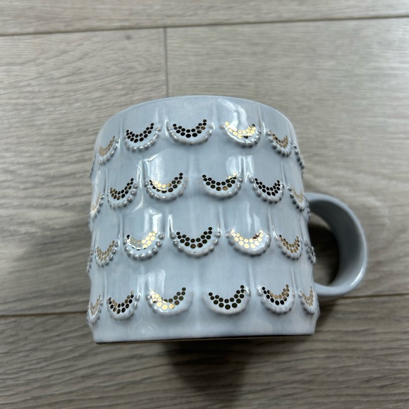 Starbucks Anniversary Raised Mermaid Scales Coffee Cup Mug 10 oz 2016 - Picture 2 of 7